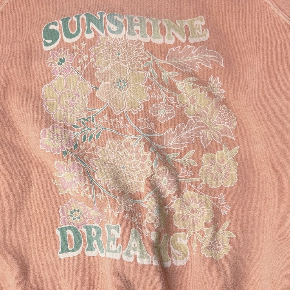 BILLABONG‎ Graphic Sunshine Dreams Crewneck Sweatshirt Size XL - Picture 3 of 7